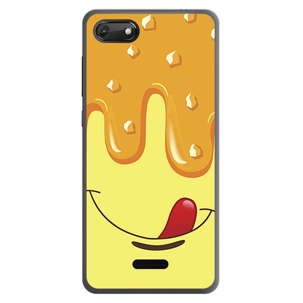 Funda Gel Tpu para Wiko Harry2 diseño Helado Vainilla Dibujos