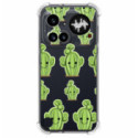 Funda Silicona Antigolpes Transparente para Nothing Phone 4a Pro 5G diseño Cactus Dibujos
