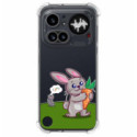 Funda Silicona Antigolpes Transparente para Nothing Phone 4a Pro 5G diseño Conejo Dibujos