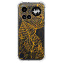 Funda Silicona Antigolpes Transparente para Nothing Phone 4a Pro 5G diseño Hojas Dibujos