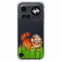 Funda Silicona Antigolpes Transparente para Nothing Phone 4a Pro 5G diseño Tigre Dibujos