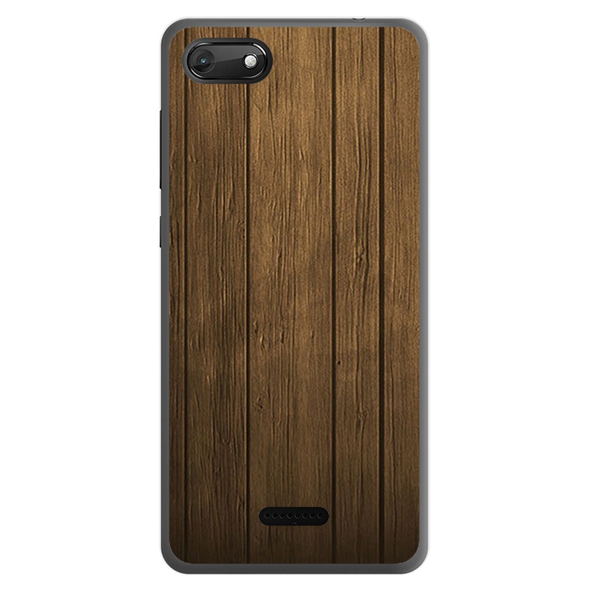 Funda Gel Tpu para Wiko Harry2 diseño Madera Dibujos