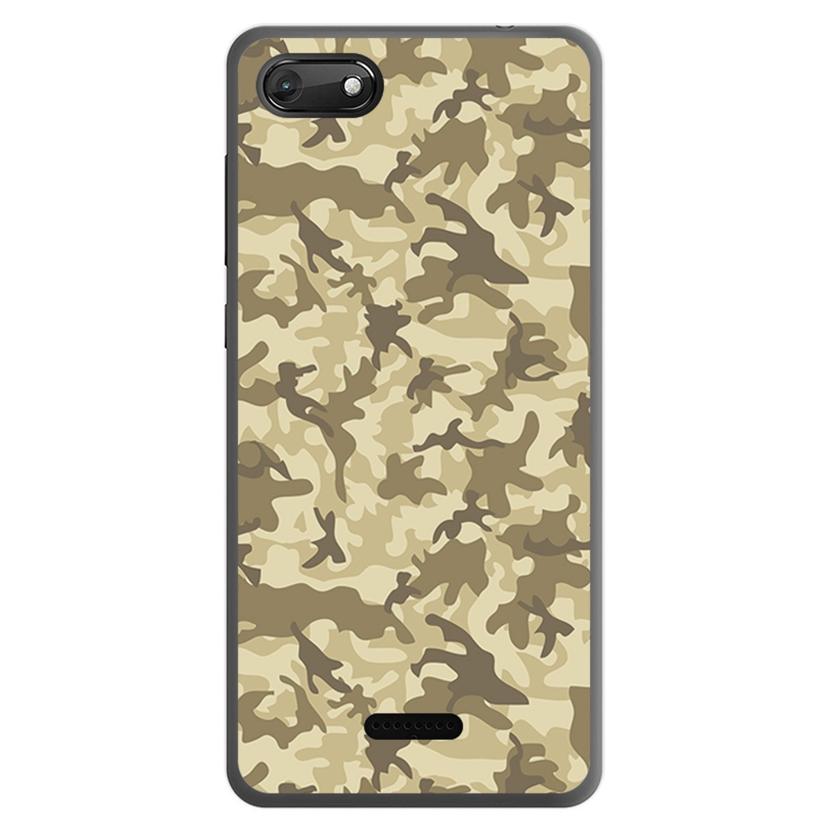 Funda Gel Tpu para Wiko Harry2 diseño Sand Camuflaje Dibujos