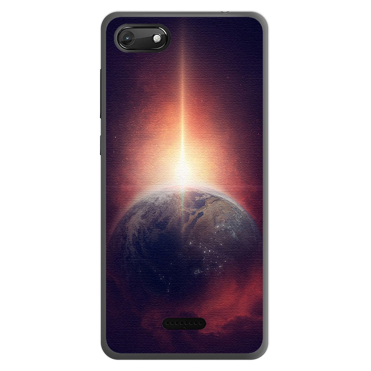 Funda Gel Tpu para Wiko Harry2 diseño Tierra Dibujos