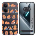 Funda Silicona Transparente para Xiaomi Poco X8 Pro 5G diseño Capibara 01 Dibujos