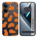 Funda Silicona Transparente para Xiaomi Poco X8 Pro 5G diseño Capibara 02 Dibujos