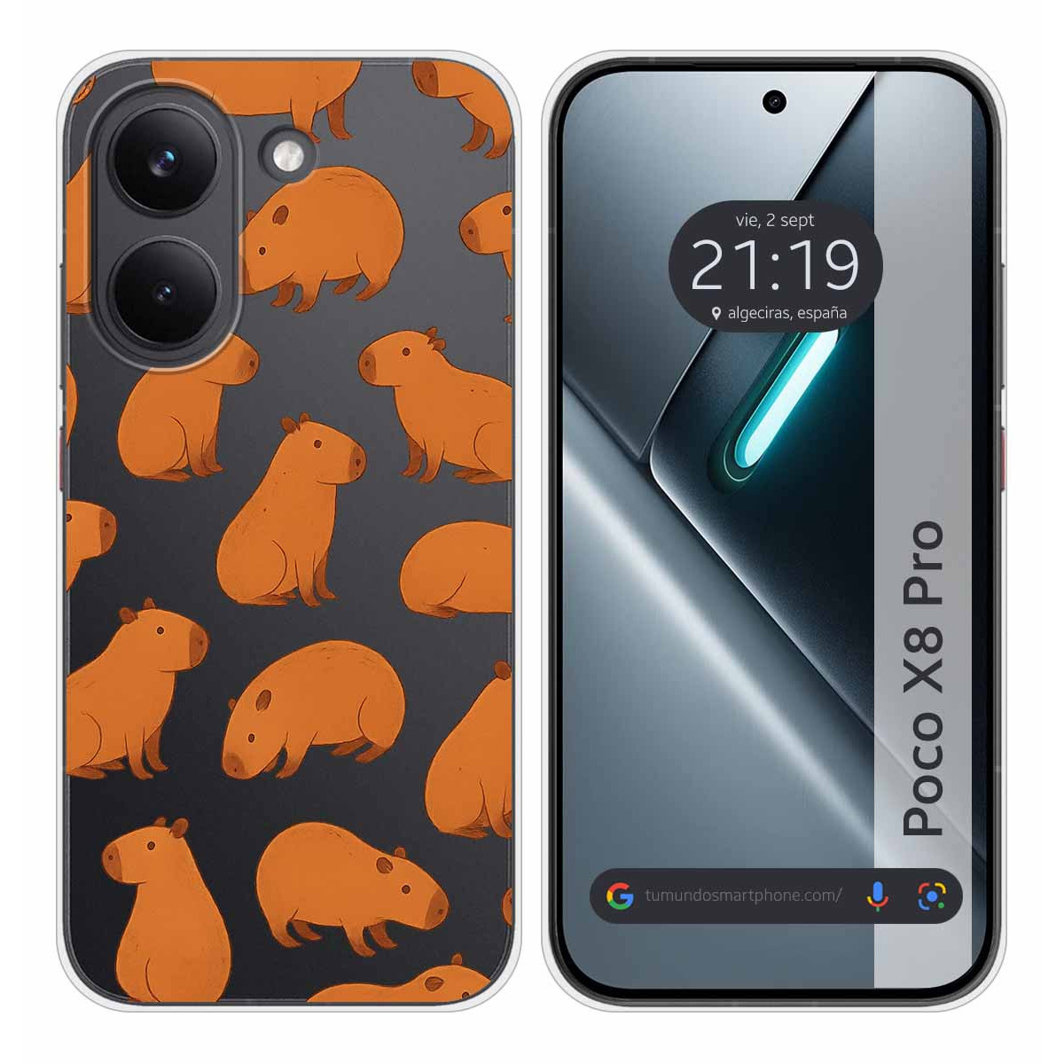 Funda Silicona Transparente para Xiaomi Poco X8...