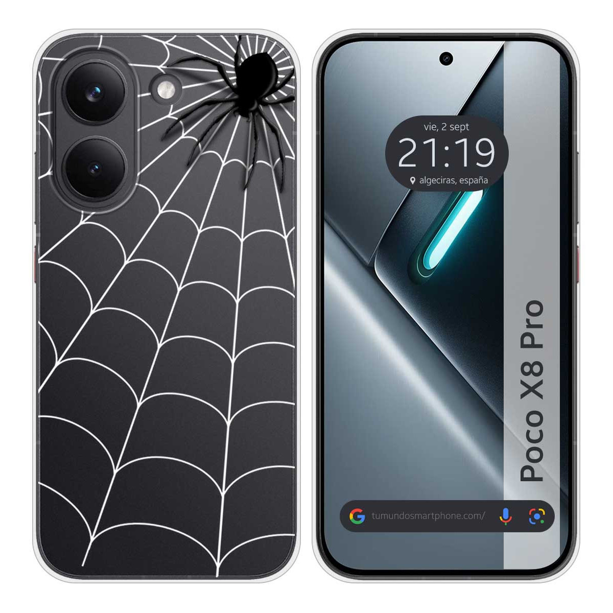Funda Silicona Transparente para Xiaomi Poco X8...