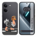 Funda Silicona Transparente para Xiaomi Poco X8 Pro 5G diseño Avestruz Dibujos