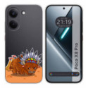 Funda Silicona Transparente para Xiaomi Poco X8 Pro 5G diseño Bufalo Dibujos