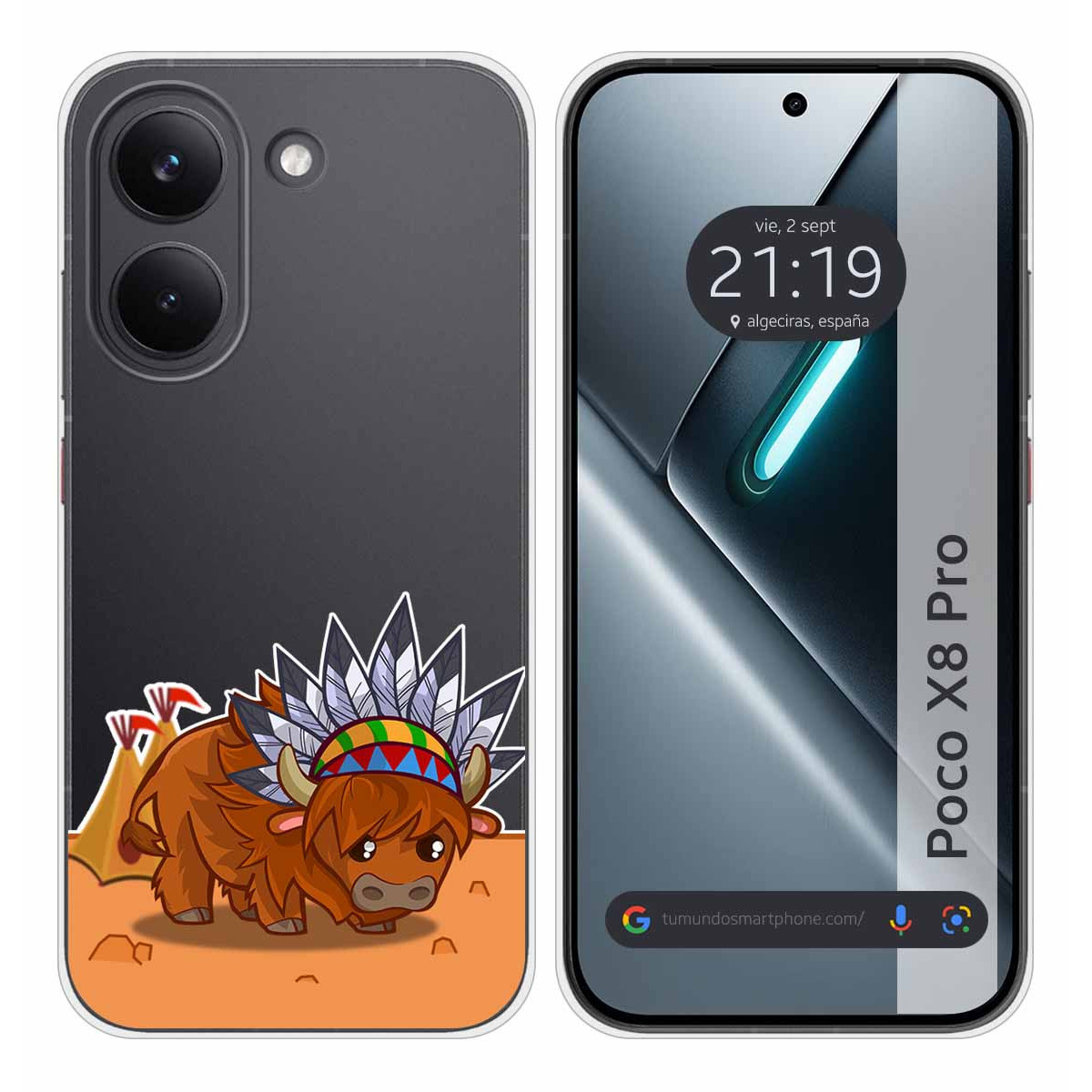 Funda Silicona Transparente para Xiaomi Poco X8...