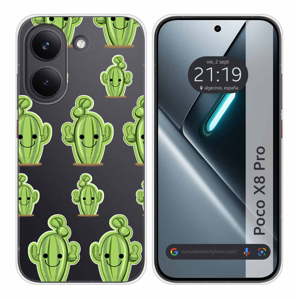 Funda Silicona Transparente para Xiaomi Poco X8...