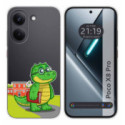 Funda Silicona Transparente para Xiaomi Poco X8 Pro 5G diseño Coco Dibujos