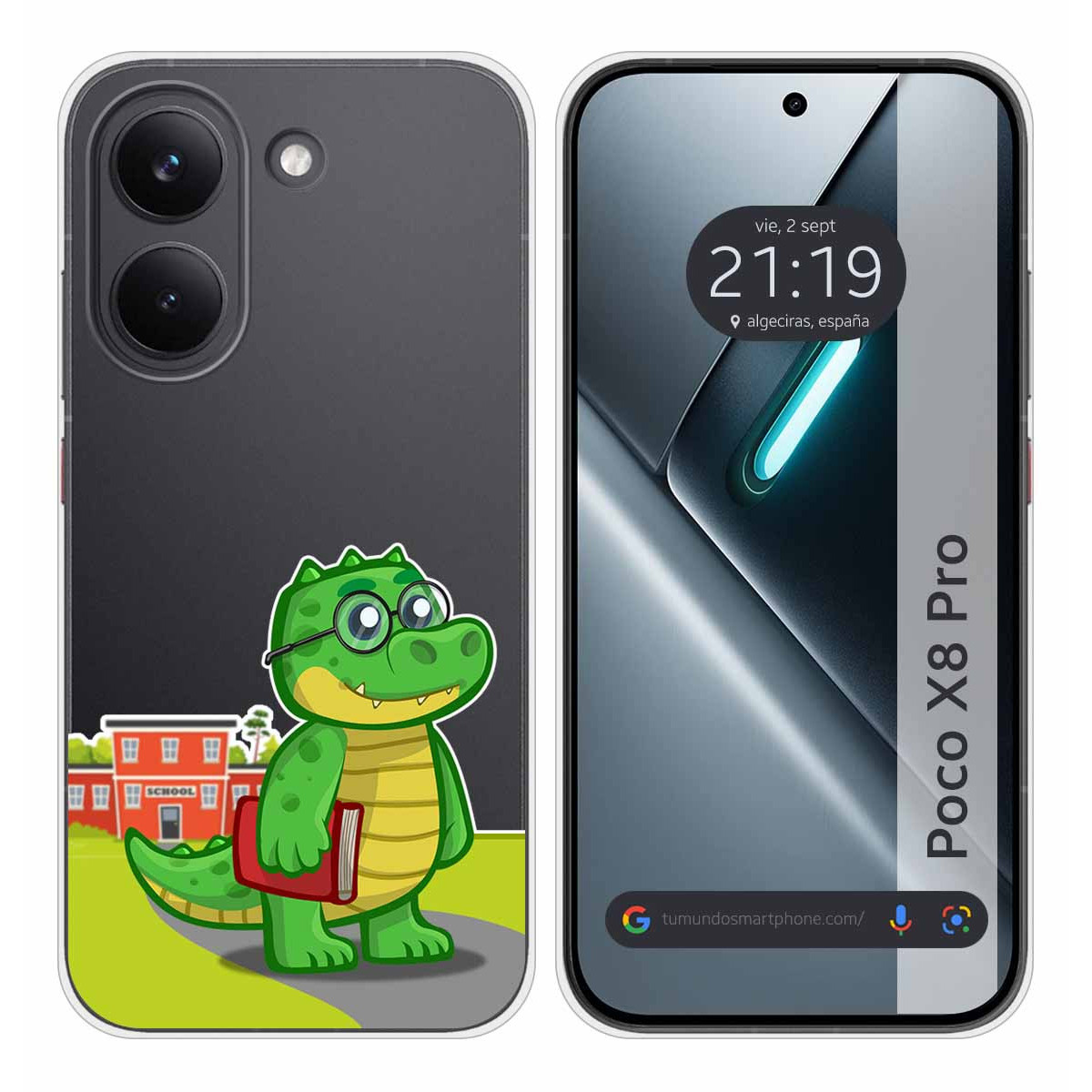 Funda Silicona Transparente para Xiaomi Poco X8...
