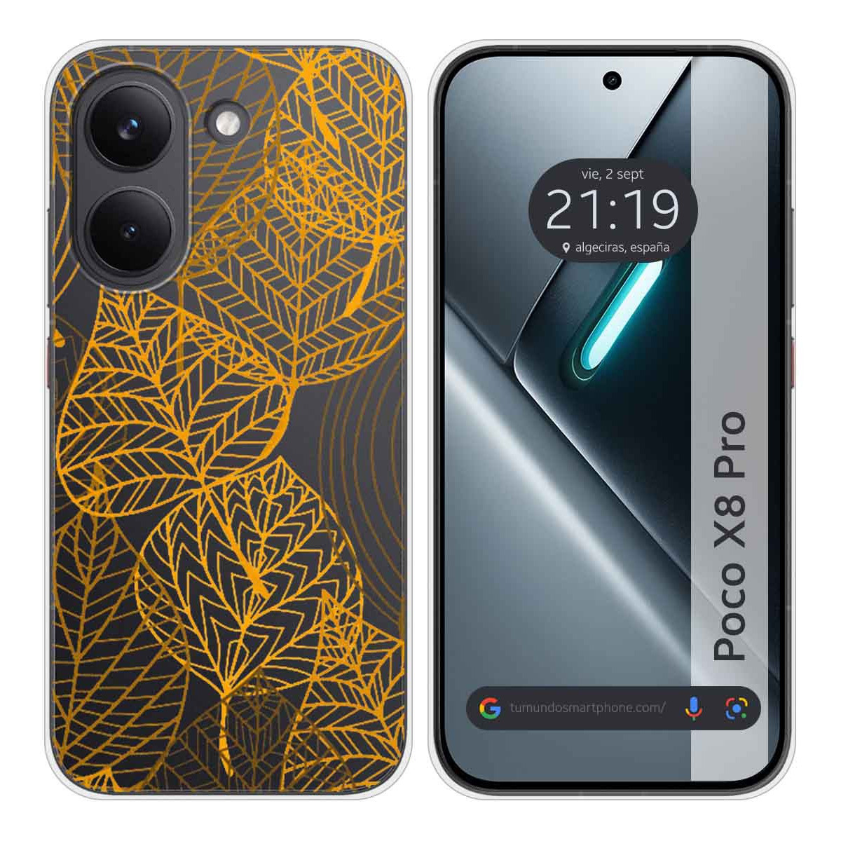 Funda Silicona Transparente para Xiaomi Poco X8...
