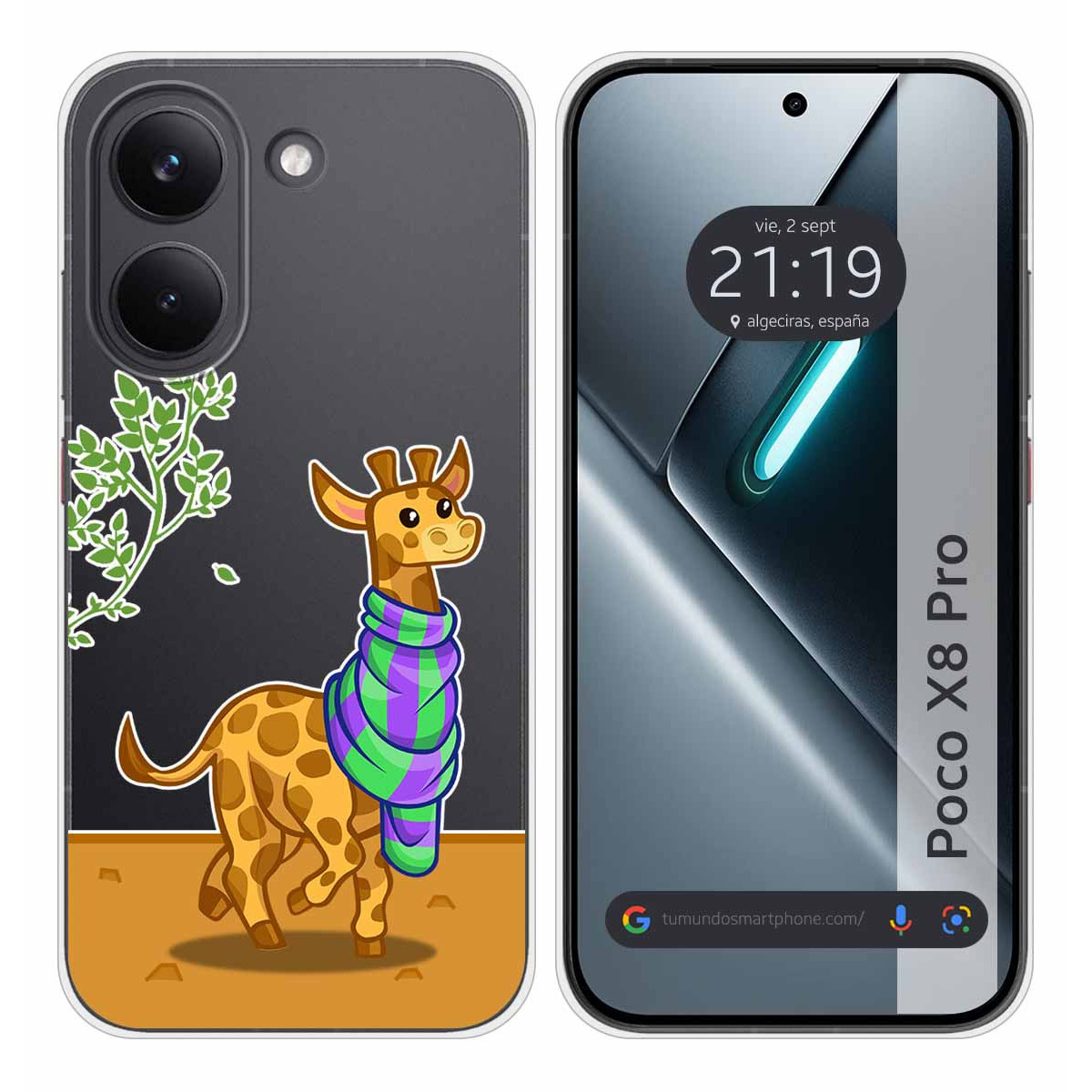 Funda Silicona Transparente para Xiaomi Poco X8...