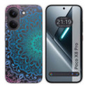 Funda Silicona Transparente para Xiaomi Poco X8 Pro 5G diseño Mandala Dibujos