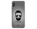 Funda Gel Tpu para Wiko View2 Go diseño Barba Dibujos