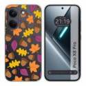 Funda Silicona Transparente para Xiaomi Poco X8 Pro 5G diseño Otoño Dibujos