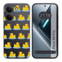 Funda Silicona Transparente para Xiaomi Poco X8 Pro 5G diseño Pato Dibujos
