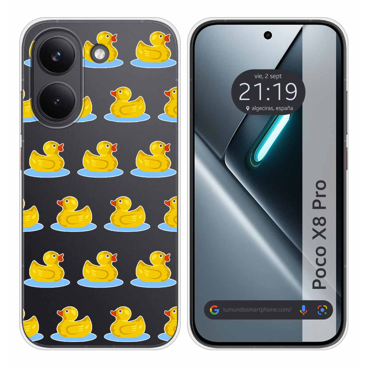 Funda Silicona Transparente para Xiaomi Poco X8...