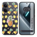 Funda Silicona Transparente para Xiaomi Poco X8 Pro 5G diseño Piña Dibujos