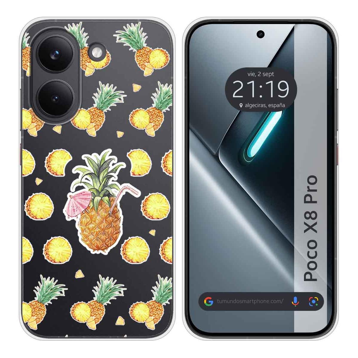 Funda Silicona Transparente para Xiaomi Poco X8...
