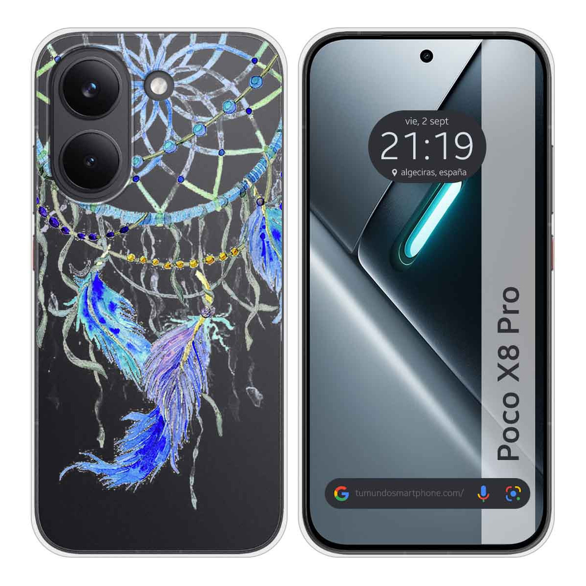 Funda Silicona Transparente para Xiaomi Poco X8...