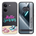 Funda Silicona Transparente para Xiaomi Poco X8 Pro 5G diseño Summer Dibujos