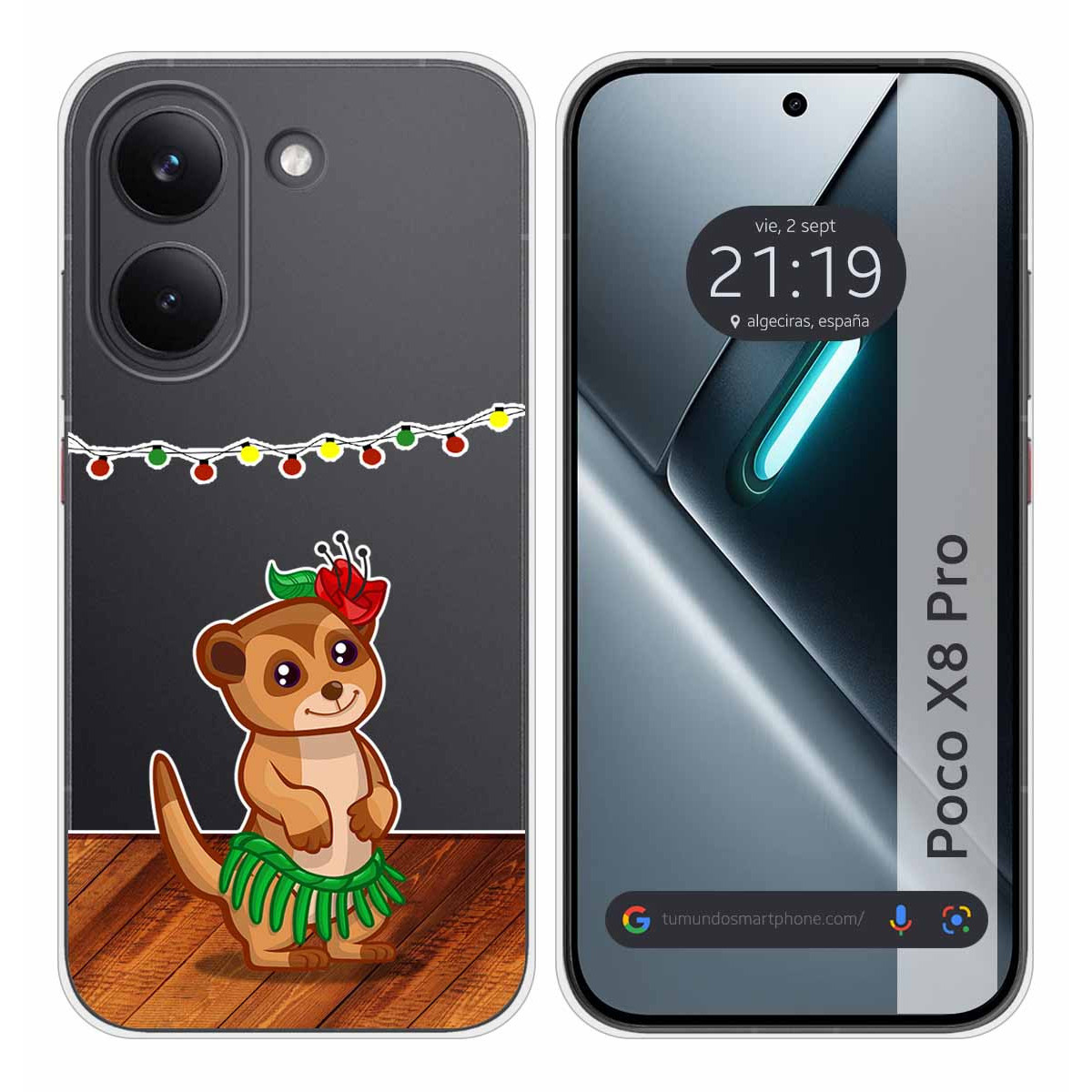 Funda Silicona Transparente para Xiaomi Poco X8...