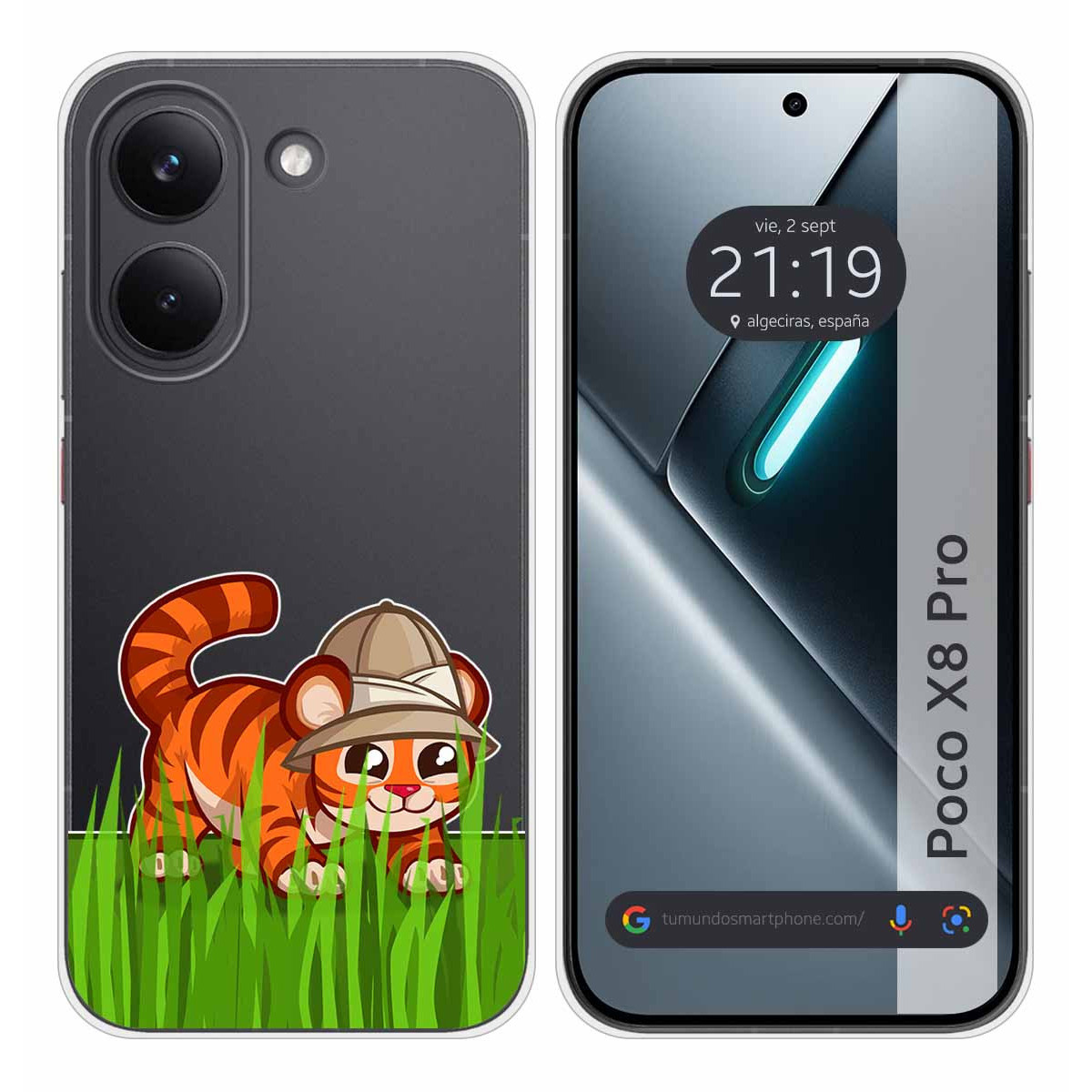 Funda Silicona Transparente para Xiaomi Poco X8...