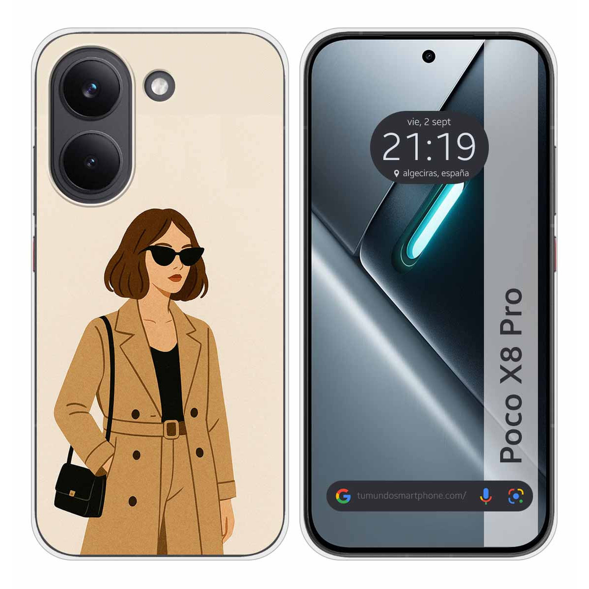 Funda Silicona para Xiaomi Poco X8 Pro 5G...