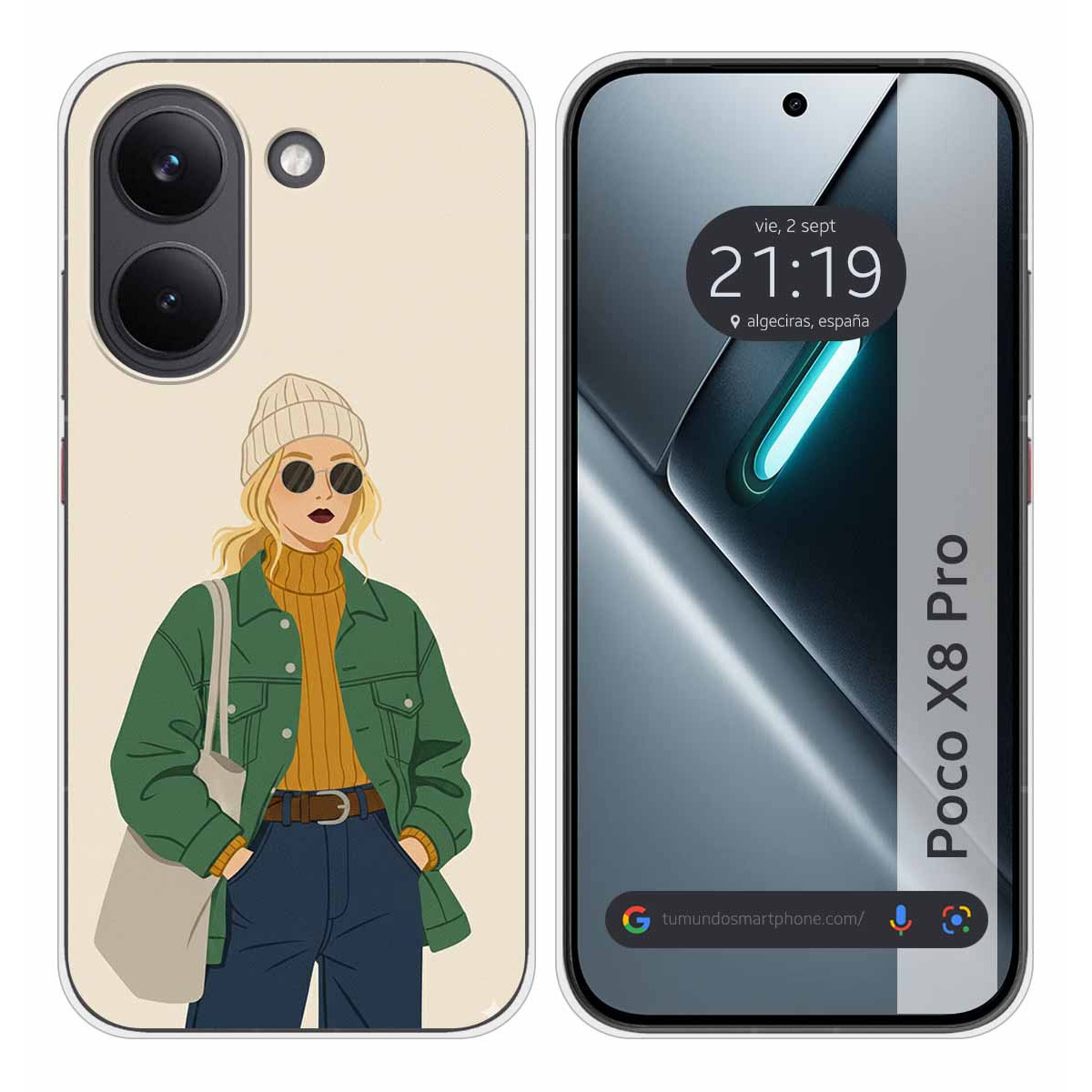 Funda Silicona para Xiaomi Poco X8 Pro 5G...