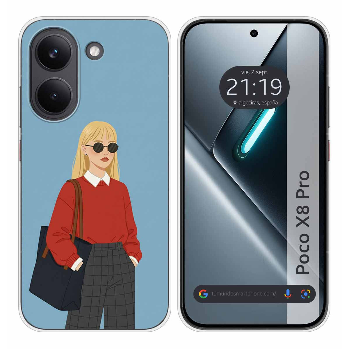 Funda Silicona para Xiaomi Poco X8 Pro 5G...