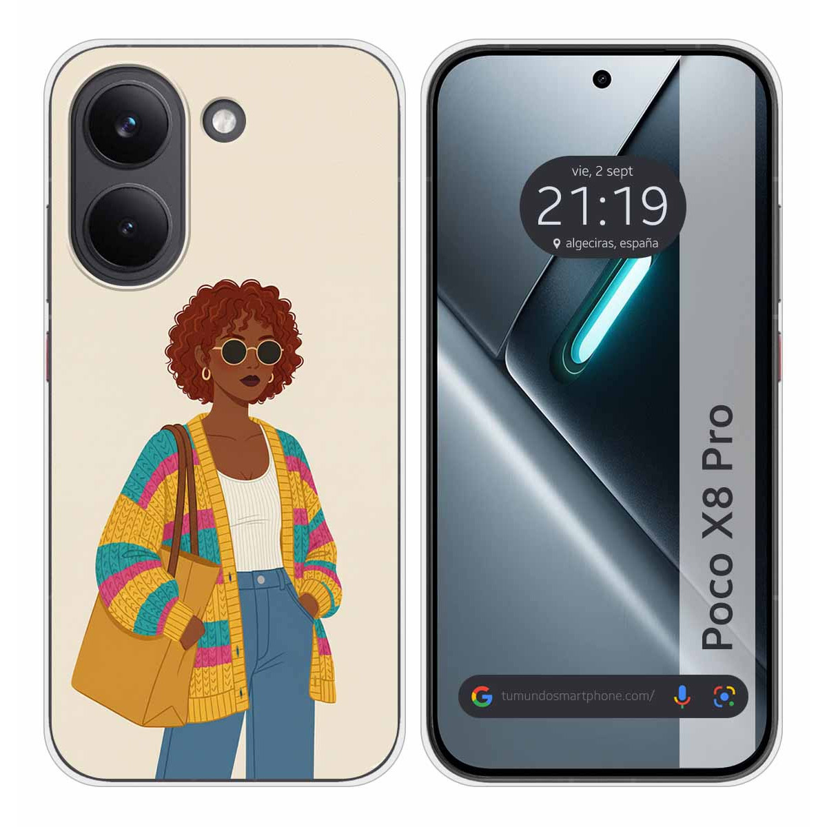 Funda Silicona para Xiaomi Poco X8 Pro 5G...