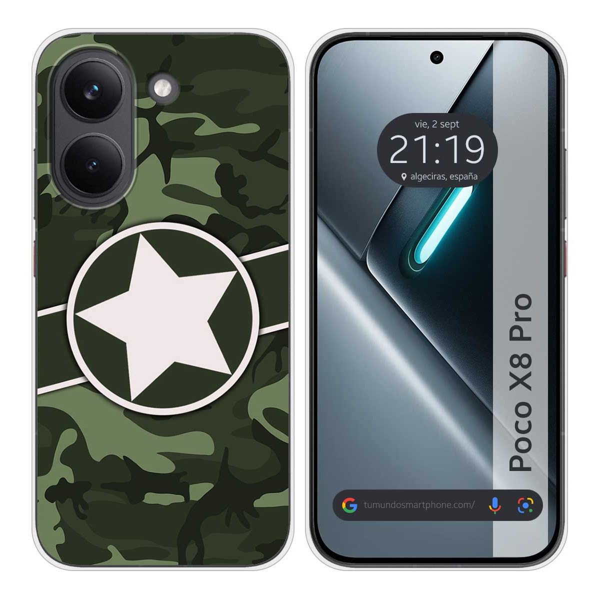 Funda Silicona para Xiaomi Poco X8 Pro 5G...