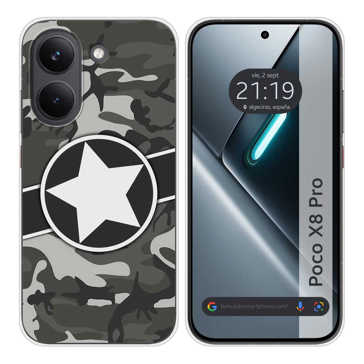 Funda Silicona para Xiaomi Poco X8 Pro 5G...