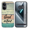 Funda Silicona para Xiaomi Poco X8 Pro 5G diseño Madera 01 Dibujos