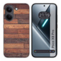 Funda Silicona para Xiaomi Poco X8 Pro 5G diseño Madera 03 Dibujos