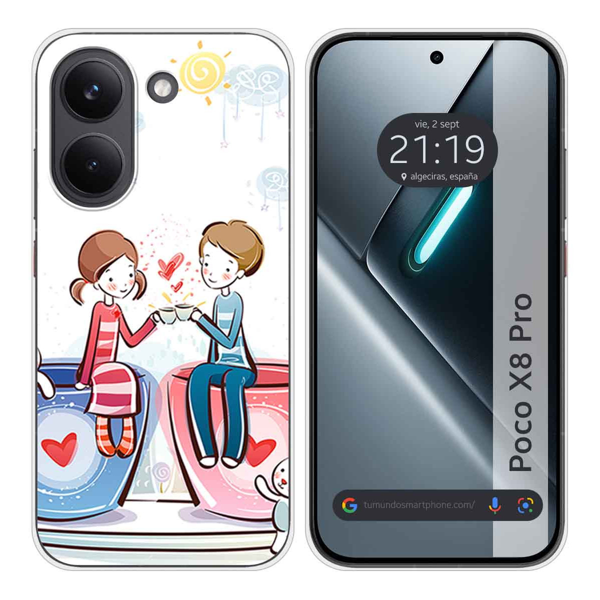 Funda Silicona para Xiaomi Poco X8 Pro 5G...