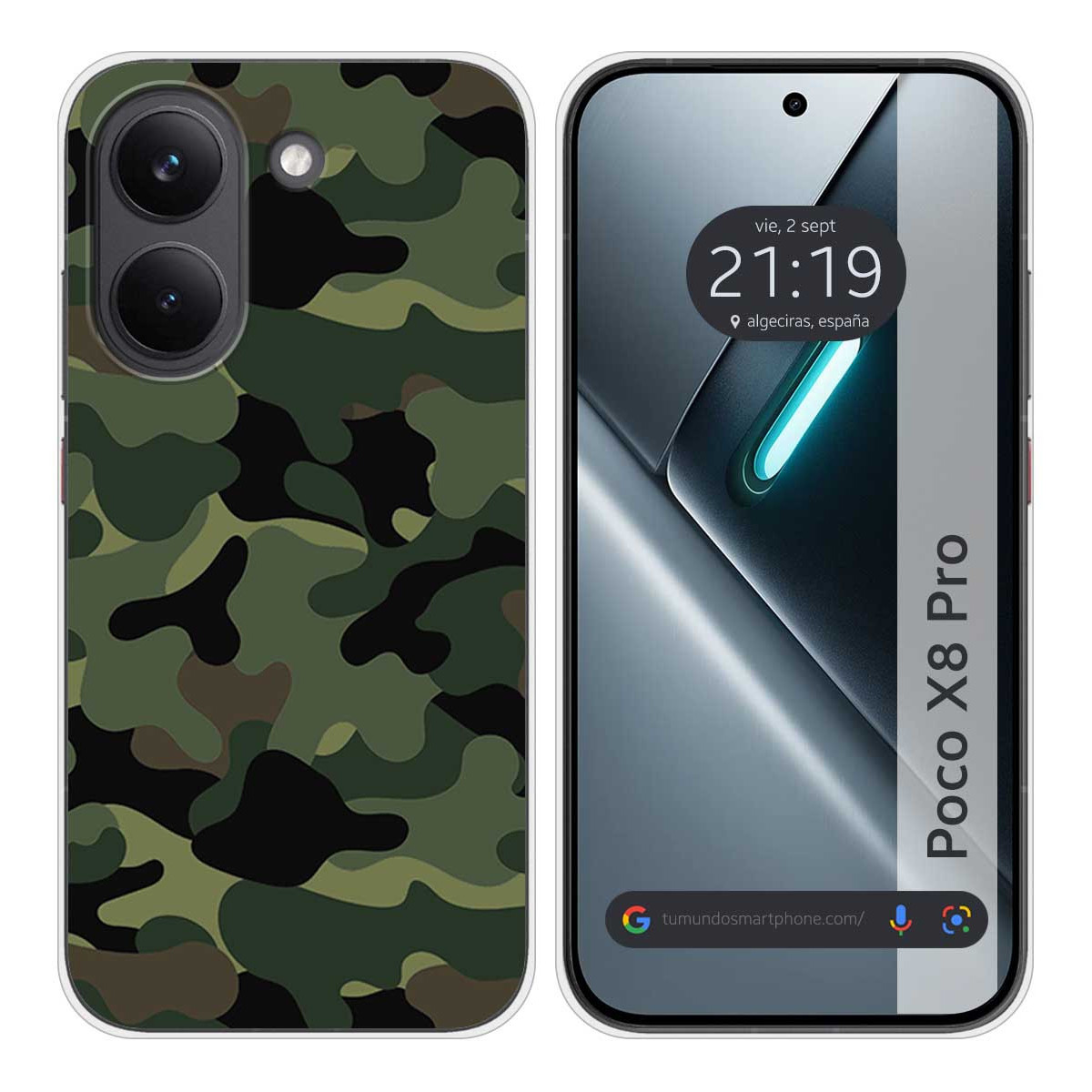 Funda Silicona para Xiaomi Poco X8 Pro 5G...