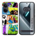 Funda Silicona para Xiaomi Poco X8 Pro 5G diseño Comic Dibujos