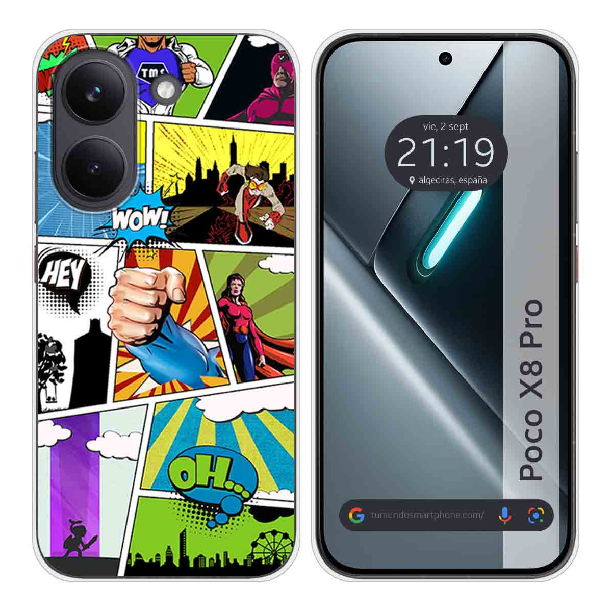 Funda Silicona para Xiaomi Poco X8 Pro 5G...