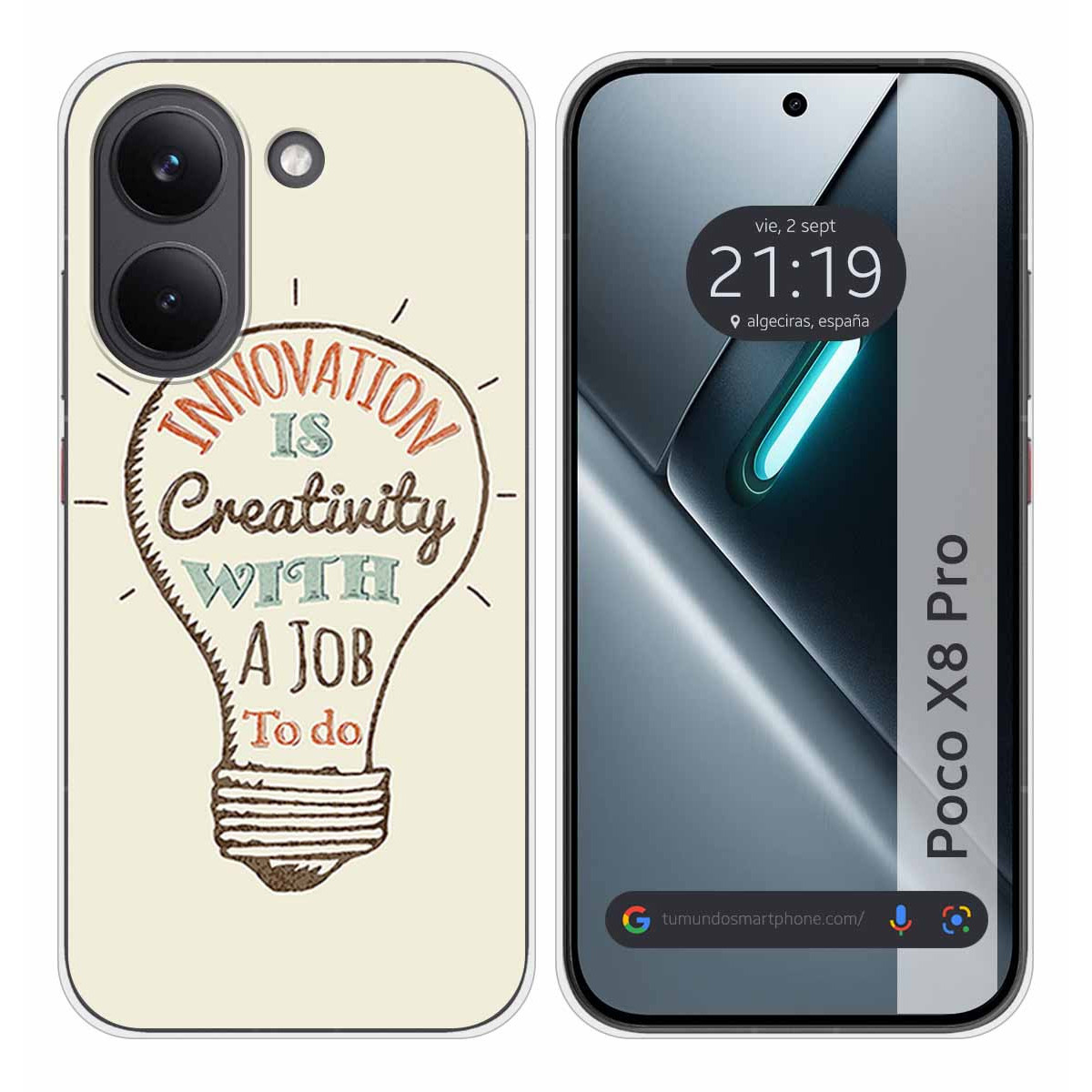 Funda Silicona para Xiaomi Poco X8 Pro 5G...