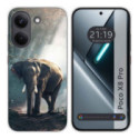 Funda Silicona para Xiaomi Poco X8 Pro 5G diseño Elefante Dibujos