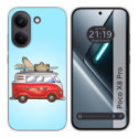 Funda Silicona para Xiaomi Poco X8 Pro 5G diseño Furgoneta Dibujos