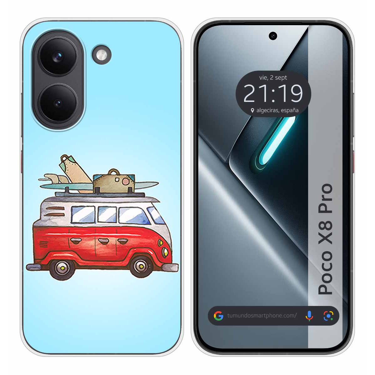 Funda Silicona para Xiaomi Poco X8 Pro 5G...