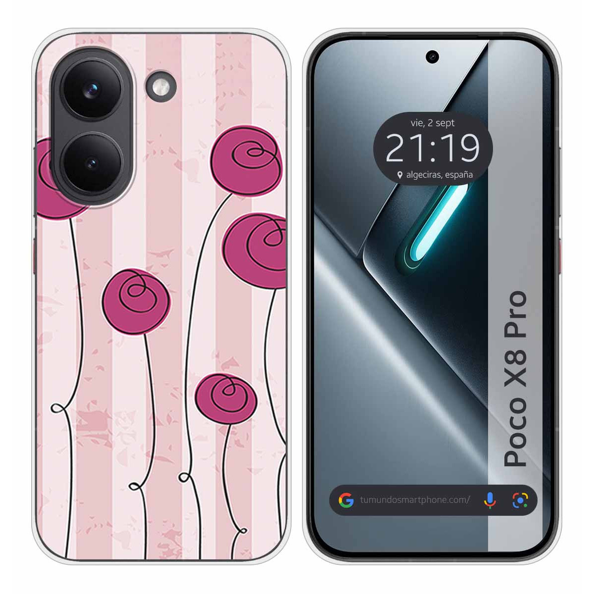 Funda Silicona para Xiaomi Poco X8 Pro 5G...
