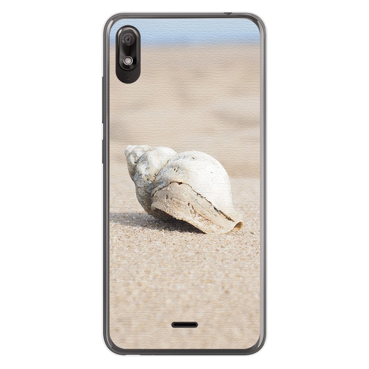 Funda Gel Tpu para Wiko View2 Go diseño Concha Dibujos