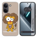 Funda Silicona para Xiaomi Poco X8 Pro 5G diseño Leon Dibujos